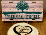 Custom Designed License Plate, Business Merchandise, Logo Branding, Aluminum License Plate 6"x12"