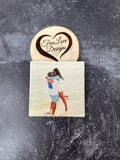 Personalized Photo Coaster Printed Ceramic Drinks Coaster | Wedding Coaster | Wedding Couple Photo Coaster | Photo Party Drink Mats