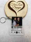Custom Music Spotify Keychain; Your Photo, Your Song, Uniquely Yours; Gift Ideas for Anyone/Any Occasion Christmas Gift idea; Spotify Apple Music