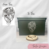 Ammo Can, Personalized Engraved .50 Cal .30 Cal Caliber, Ammo Box, Storage Box, Groomsmen Gift, Wedding, Groom, Father's Day, Grandfather, Dad