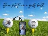 Custom Golf Balls, Golf Gift, Gift for Golfer, Father's Day Gift, Groomsman Gift, Wedding Favors, Personalized Golf Ball, Gift for Husband