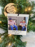 Family Photo Polaroid Ornament | Portrait Christmas Ornament | Personalized Ornament | Picture Ornament | Family Ornament Custom Photo Gift