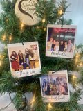 Family Photo Polaroid Ornament | Portrait Christmas Ornament | Personalized Ornament | Picture Ornament | Family Ornament Custom Photo Gift