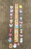 Welcome Porch Leaner Sign, Welcome Sign Front Door, Farmhouse Welcome Sign, Front Porch Sign, Housewarming Gift, Porch Decor, Home Sign