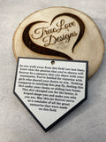 Personalized Jar of Dirt, Softball, Girl, Team Personalized Empty Mason Jar with Personalized Lid & Home Plate Tag, Softball Team Gift, Softball Senior Night