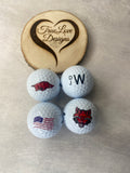Custom Golf Balls, Golf Gift, Gift for Golfer, Father's Day Gift, Groomsman Gift, Wedding Favors, Personalized Golf Ball, Gift for Husband