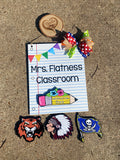 Teacher Classroom Name Sign, Teacher Appreciation Gift, Personalized Teacher Welcome Sign, Personalized Classroom Decor, Seasonal Attachments