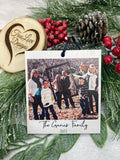 Family Photo Polaroid Ornament | Portrait Christmas Ornament | Personalized Ornament | Picture Ornament | Family Ornament Custom Photo Gift