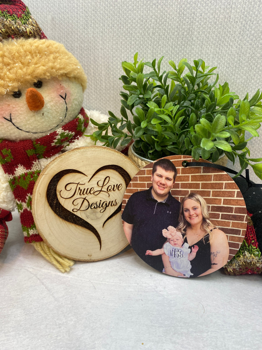 Family Photo Ornament | Portrait Christmas Ornament | Personalized Orn ...