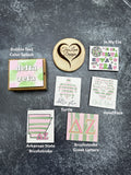 Everything Block Small Plaque: Delta Zeta - Plaque Only