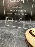Acrylic Table Signs, Tabletop Signs, Wedding Decor Signs, Wedding Signs, Gift and Cards, In Loving Memory, Please Take One Favors, Calligraphy Signs