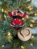 Arkansas Razorback Trucker Hat, Acrylic Christmas Ornament