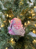 Santa with Disco Hat, Acrylic