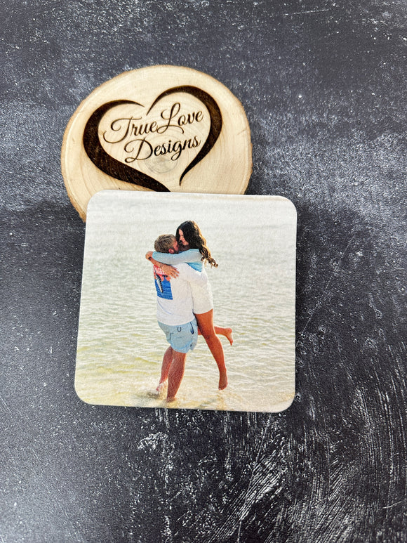 Personalized Photo Party Beer Drink Coaster Packs, Cardboard Drink Mats, Table Decorations, Gift Favors For Parties, Wedding Photo Coaster