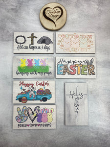 Everything Block Large Plaque: Easter - Plaque Only