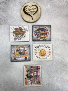 Everything Block Small Plaque: Halloween - Plaque Only