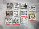 Everything Block Small Plaque: Yellowstone - Plaque Only