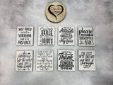 Everything Block Small Plaque: Sayings - Plaque Only
