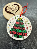 67 No Cap Bruh Merry Skibidi Rizzmas Ornament | Funny Gen Z Christmas Ornament | Teen Holiday Gift | 2025 Ornament