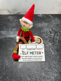 Elf Meter, Elf Prop, Elf Shenanigans, Elf Toy, Elf Decor, Elf Behavior Thermometer, Christmas Traditions, Elf Behavior Report