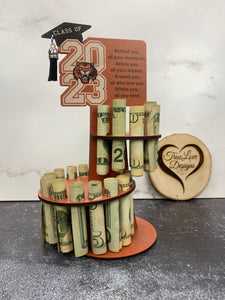 Graduate Money Tower Cake