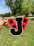 Jonesboro Hurricanes School Sports Turnover Chain Necklace, Hype Chain Sports Necklace, Team Logo Mascot, Mega Fan Chain, Oversized Medallion, Pimp Chain, Any Logo