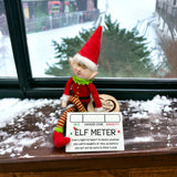 Elf Meter, Elf Prop, Elf Shenanigans, Elf Toy, Elf Decor, Elf Behavior Thermometer, Christmas Traditions, Elf Behavior Report