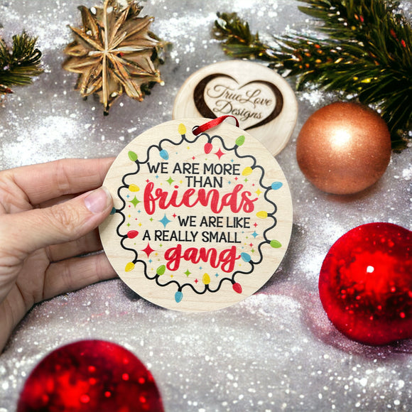 Friendship Ornament, Coworker Christmas Ornament Gift, Ornament Swap, Funny Ornament, Work Bestie, Best Friend Ornament, Friend Group