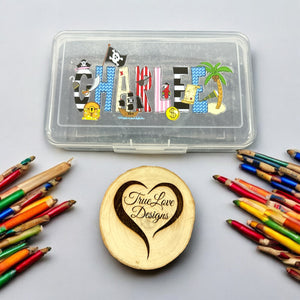 Personalized Pencil Box, Pirate Design