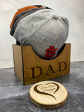 Personalized Wooden Hat Holder, Baseball Hat Holder, Hat Organization, Gifts for Him, Gifts for Dad