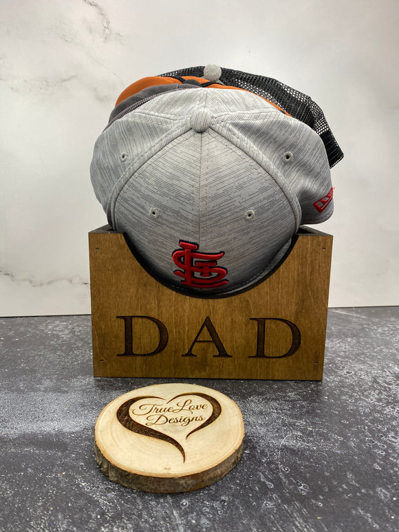 Personalized Wooden Hat Holder, Baseball Hat Holder, Hat Organization, Gifts for Him, Gifts for Dad