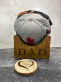 Personalized Wooden Hat Holder, Baseball Hat Holder, Hat Organization, Gifts for Him, Gifts for Dad