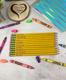 Engraved Pencils - Personalized Pencils - Back to School - Ticonderoga Pencils - Custom Pencils - Personalized School Supplies
