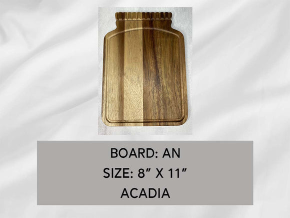 Acadia Cutting Board, Personalized, 8