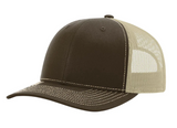 Richardson 112 Laser Engraved Faux Steel/Aluminum Patch Hat