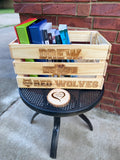 Personalized Wooden Crate, 2022 Senior and Graduates, Senior Box, Dorm Room Storage, Crate for College, Dorm Life, Toy Box, Graduation Gift