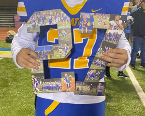 Senior Numbers, Number Collage, Senior Night, Sport Number Photo Collage, Football, Softball, Baseball, Basketball, Soccer, Volleyball