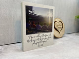 Family Photo Polaroid Shelf Sitter, Portrait Shelf Sitter, Personalized Printed Portrait, Printed Picture, Family Photo, Custom Photo Gift