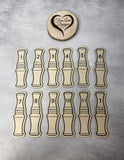 Duck Call, Duck Hunting, Monthly Milestone Marker Disc for Baby, Wooden Baby Month Marker Cards