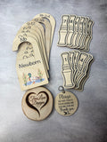 Duck Call, Duck Hunting, Monthly Milestone Marker Disc for Baby, Wooden Baby Month Marker Cards