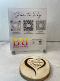 Social Media Printed Acrylic Sign, Boutique Sign, Small Business Sign, Instagram Handle, Tiktok Username, Let’s Get Social Business Sign, QR Code Sign