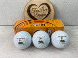 Custom Golf Balls, Golf Gift, Gift for Golfer, Father's Day Gift, Groomsman Gift, Wedding Favors, Personalized Golf Ball, Gift for Husband