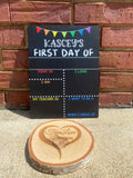 Reusable First and Last Day of School Sign, Chalkboard Sign, First Day of School Sign, 1st Day of School, Back to School, Classic Boho School Sign Set
