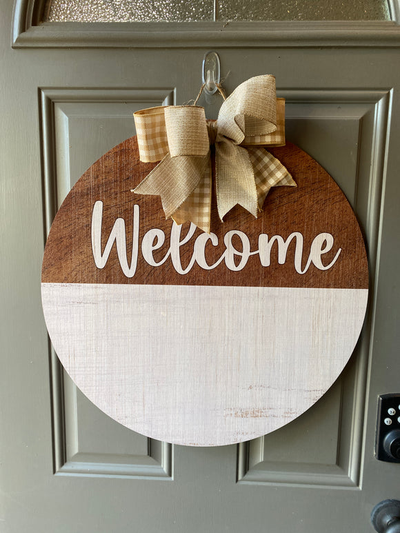 Welcome Door Hanger, Front Door Decor, Welcome To Our Home, Door Wreath, Housewarming Gift, Home Decor, Front Door Wreath, Door Hanger