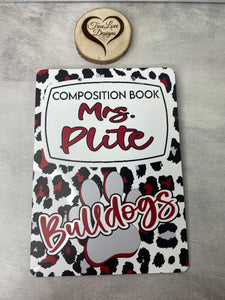 Personalized Composition Notebook Clipboard 9" x 12.5"