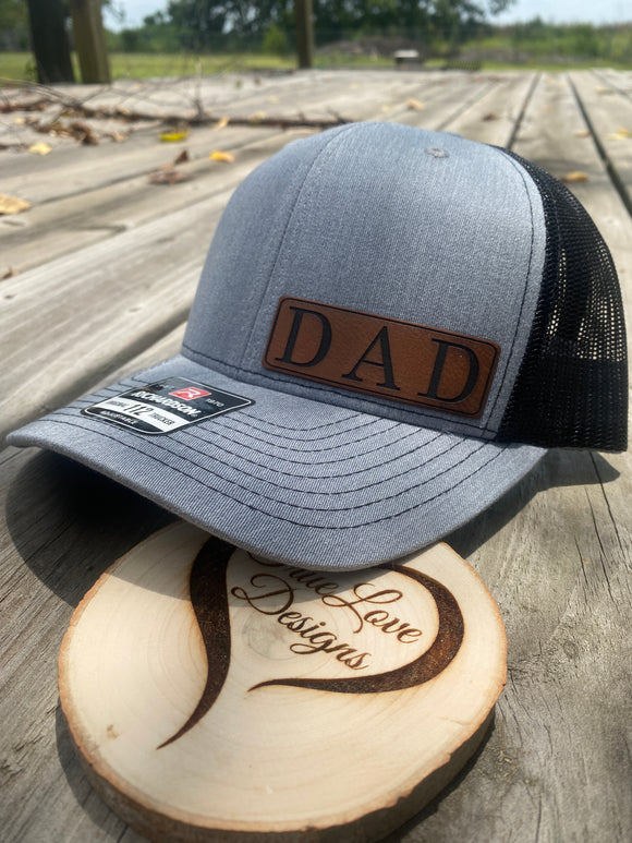 Fathers Day Leather Patch for Hats *Heat Press Required* – Wills Creek  Designs