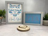 Zeta Tau Alpha Wall Art, Gift for ZTA Sisters, Zeta Tau Alpha Sorority, Greek Life, Sisterhood (licensed)