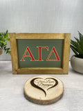 Alpha Gamma Delta Wall Art, Gift for AGD Sisters, Alpha Gamma Delta Sorority, Greek Life, Sisterhood (licensed)