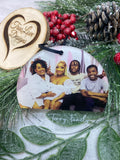 Family Photo Acrylic Ornament | Portrait Christmas Ornament | Personalized Ornament | Picture Ornament | Family Ornament | Custom Photo Gift