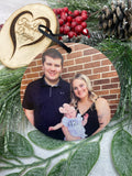 Family Photo Ornament | Portrait Christmas Ornament | Personalized Ornament | Picture Ornament | Family Ornament | Custom Photo Gift